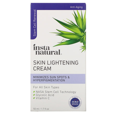 InstaNatural, Skin Lightening Cream, 1,7 fl oz (50 ml)