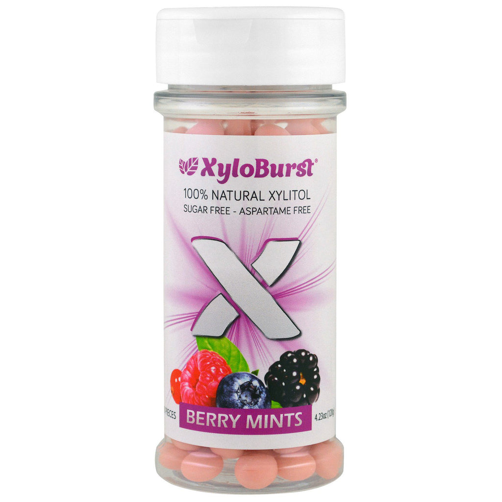 Xyloburst, Berry Mints, 200 Pieces, 4.23 oz (120 g)