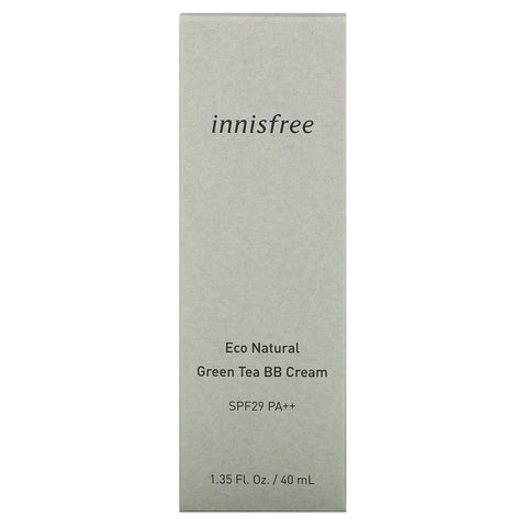 Innisfree, Eco Natural Green Tea BB Cream, SPF 29 PA++, 1.35 fl. oz. (40 ml)