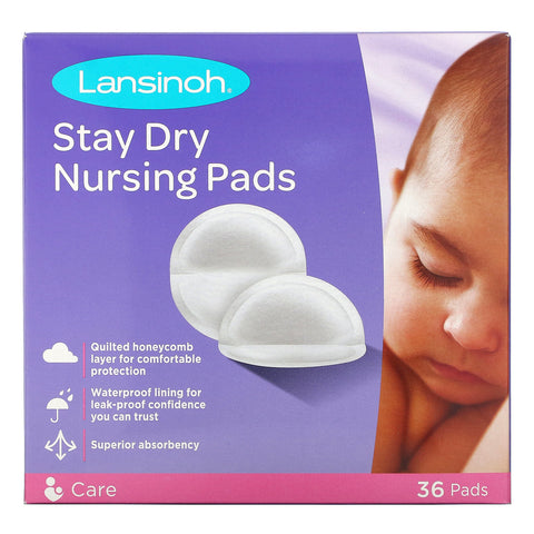 Lansinoh, Stay Dry Nursing Pads, 36 Pads