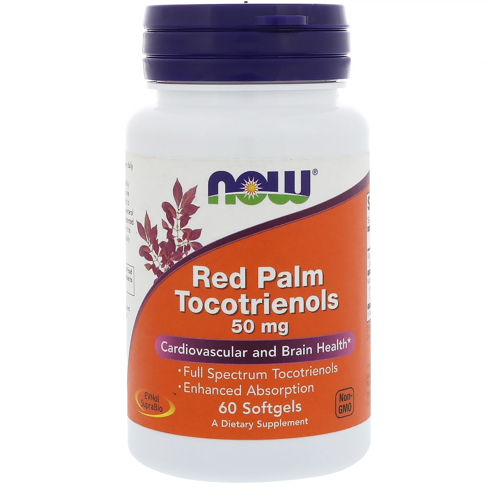 Now Foods, Red Palm Tocotrienols, 50 mg, 60 Softgels