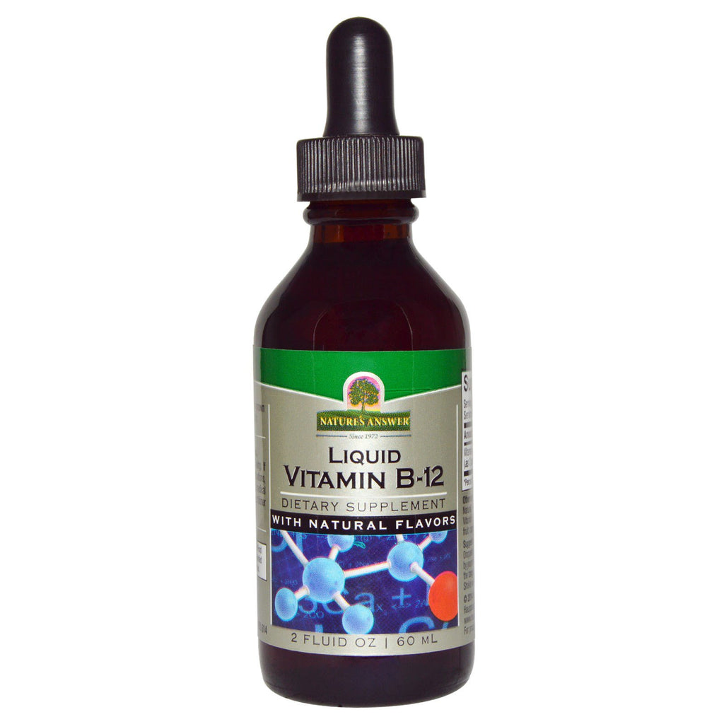 Nature's Answer, Liquid Vitamin B-12, with Natural Flavors, 2 fl oz (60 ml)