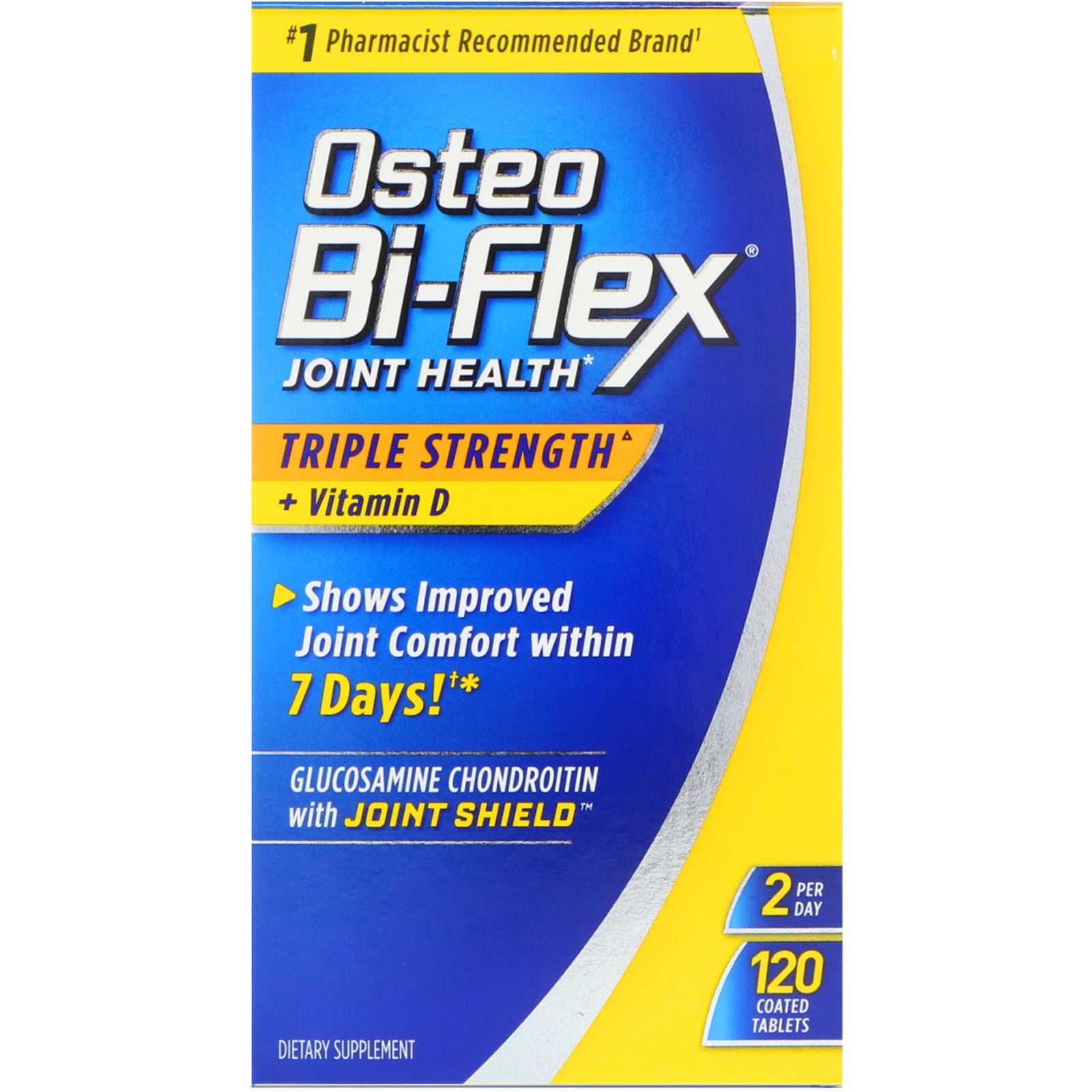 Osteo Bi-Flex, Joint Health, Triple Strength + Vitamin D, 120 Coated Tablets