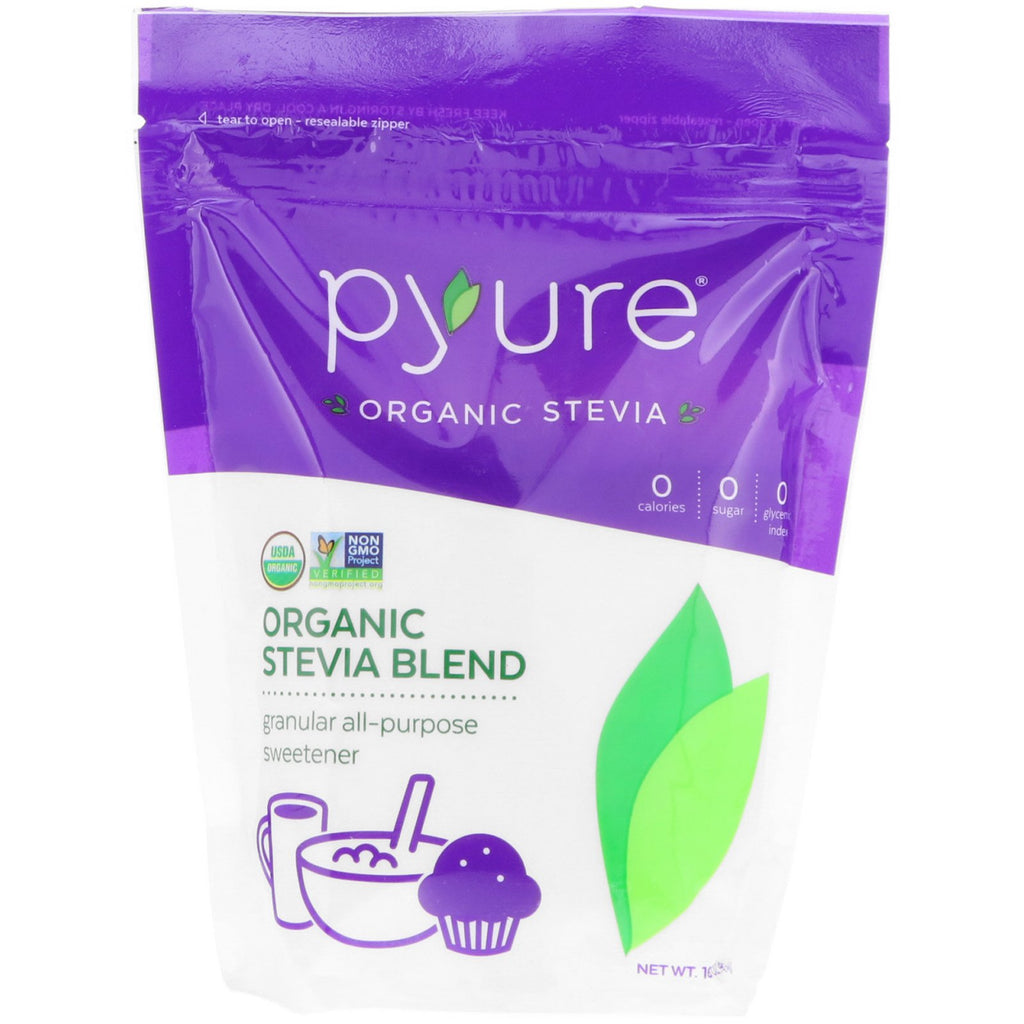 Pyure, Organic Stevia Blend, Granular All-Purpose Sweetener, 16 oz (454 g)