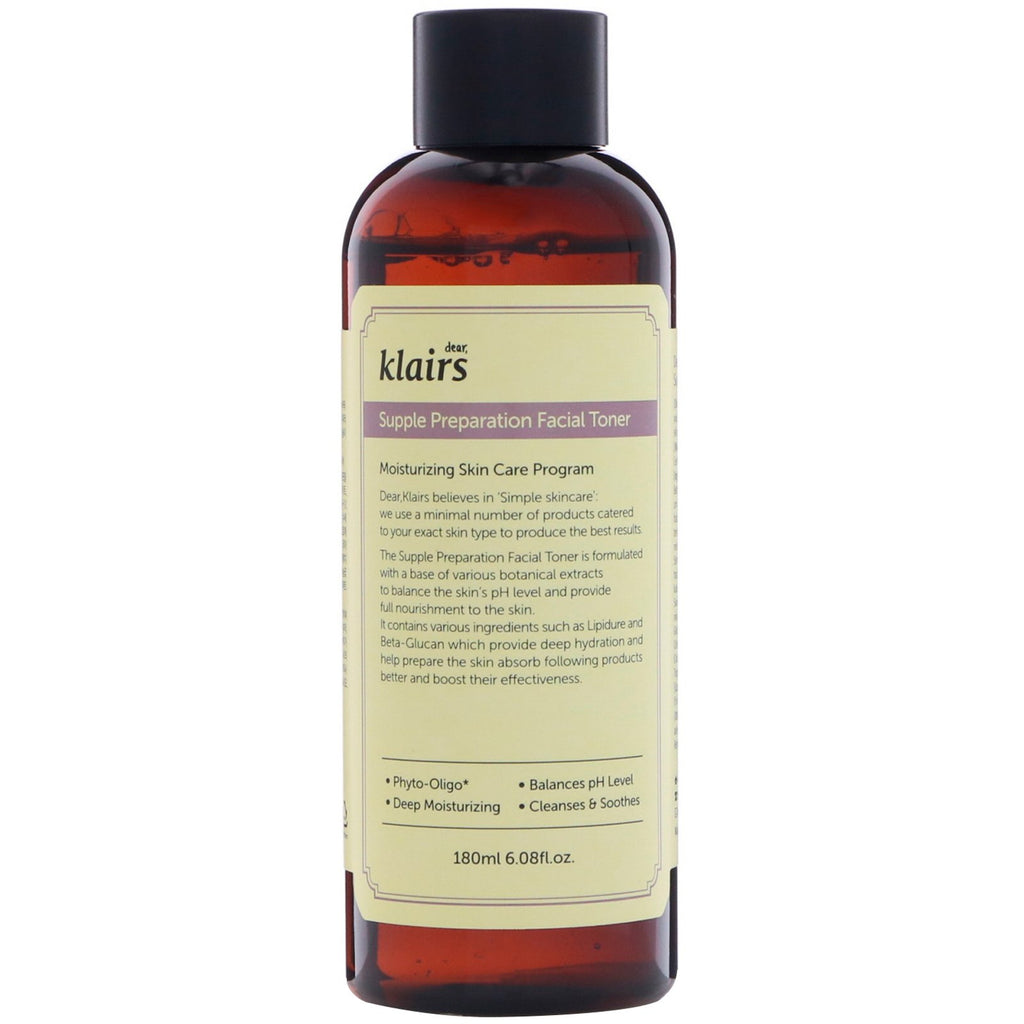 Dear, Klairs, Supple Preparation Facial Toner, 6.08 fl oz (180 ml)