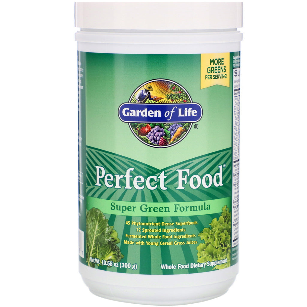 Garden of Life, Perfect Food Super Green Formula, 10.58 oz (300 g)