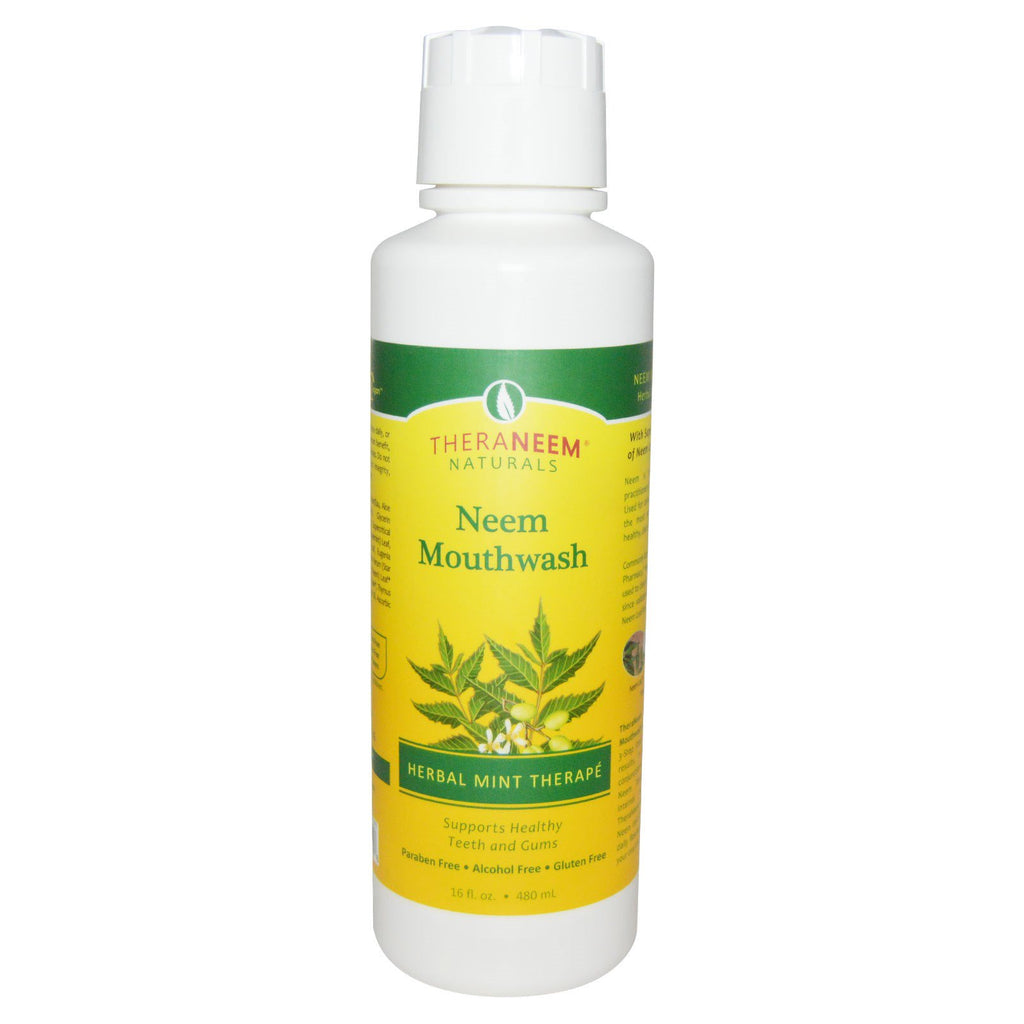 Organix South, TheraNeem Naturals, Herbal Mint Therapé, Neem Mouthwash, 16 fl oz (480 ml)