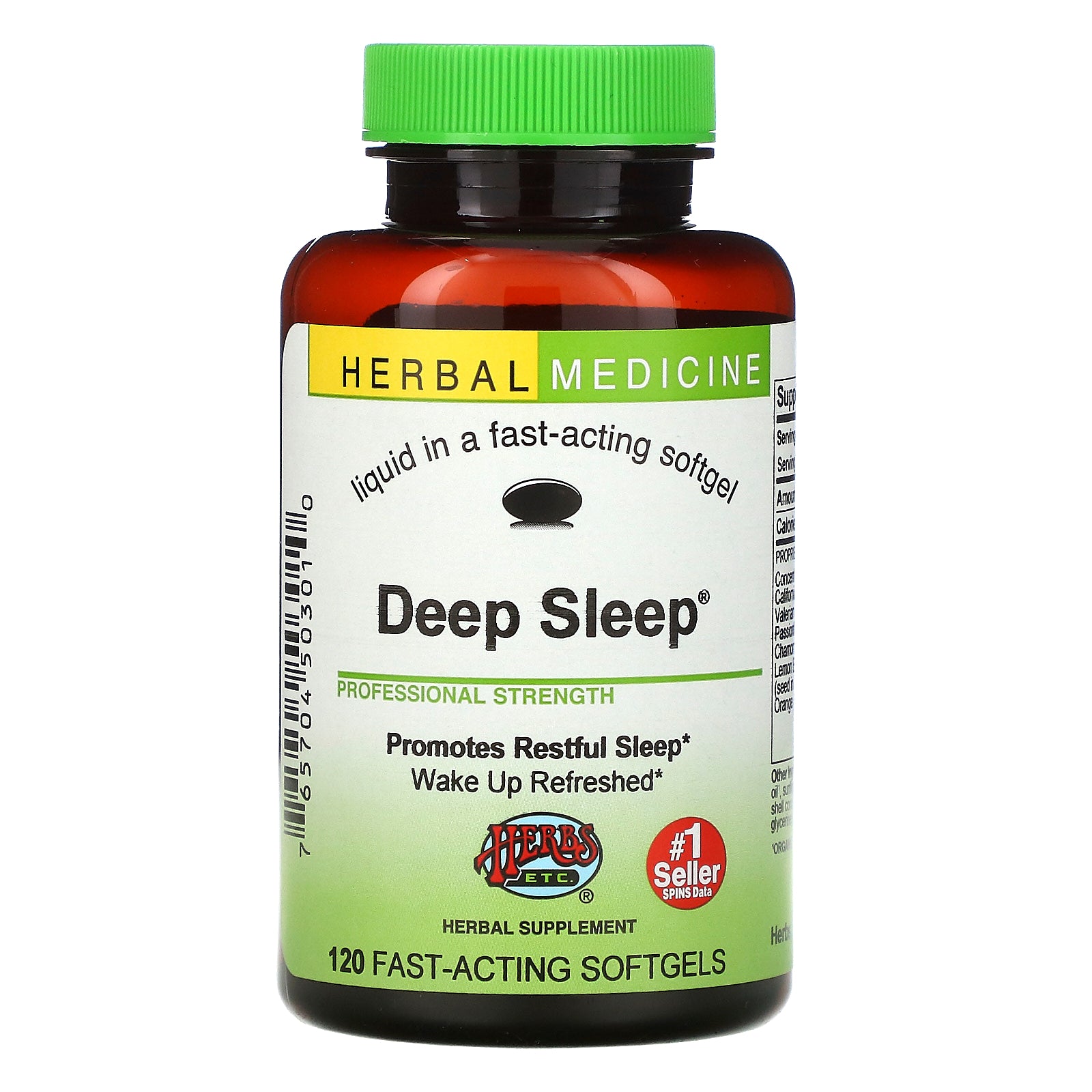 Herbs Etc., Deep Sleep, 120 Fast-Acting Softgels