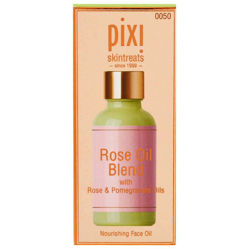 Pixi Beauty, rosenolieblanding, nærende ansigtsolie, med rosen- og granatæbleolier, 1,01 fl oz (30 ml)