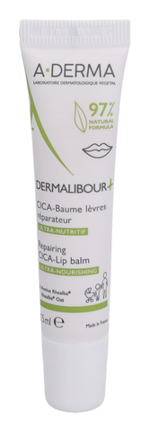 A-Derma Dermalibour+ Repairing Cica-Lip Balm 15 ml