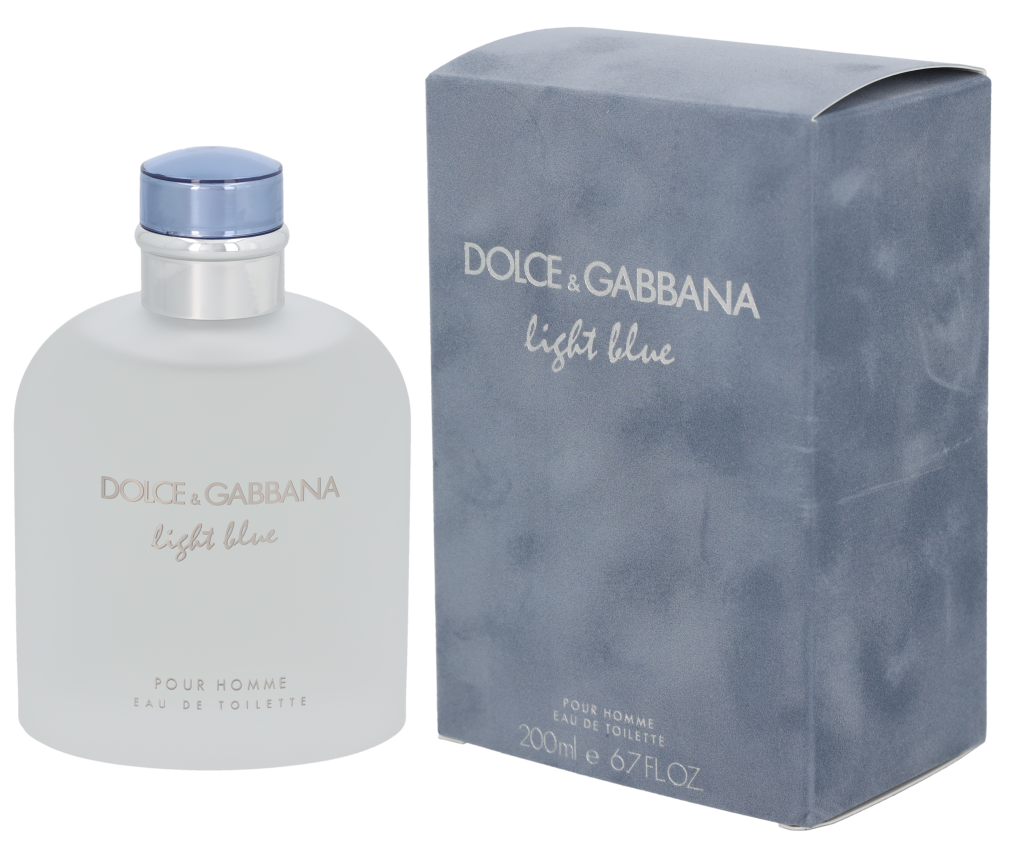D&amp;G Lyseblå Pour Homme Edt Spray 200 ml