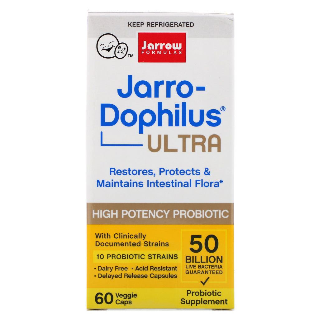 Jarrow Formulas, Jarro-Dophilus Ultra, 50 Billion , 60 Veggie Caps (Ice)