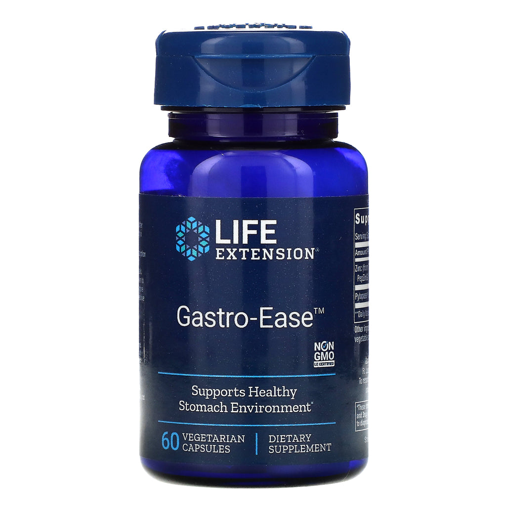 Life Extension, Gastro-Ease, 60 Vegetarian Capsules