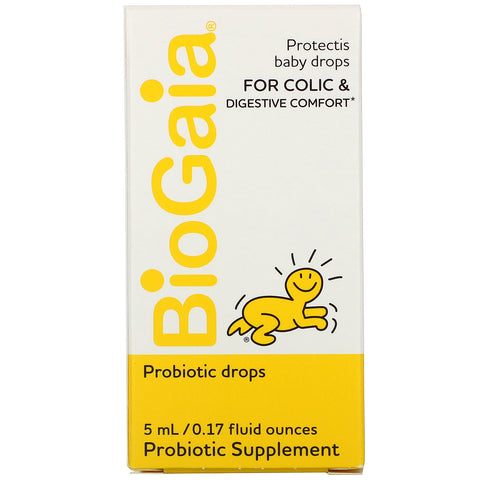 BioGaia, ProTectis babydråber, til kolik og fordøjelseskomfort, 0,17 fl oz (5 ml)
