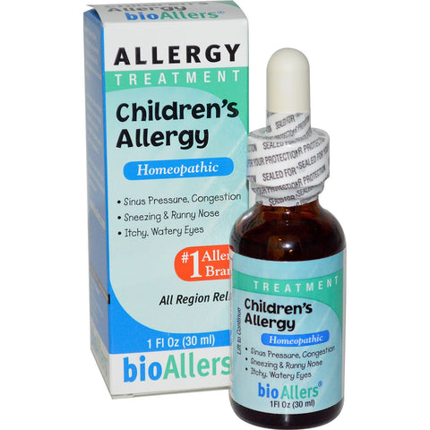 NatraBio, BioAllers, Children's Allergy, Allergy Treatment, 1 fl oz (30 ml)