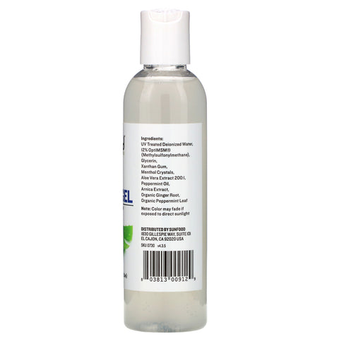 Solmad, beroligende MSM Aloe Gel, Skin Revitalization, 4 fl oz (118,3 ml)