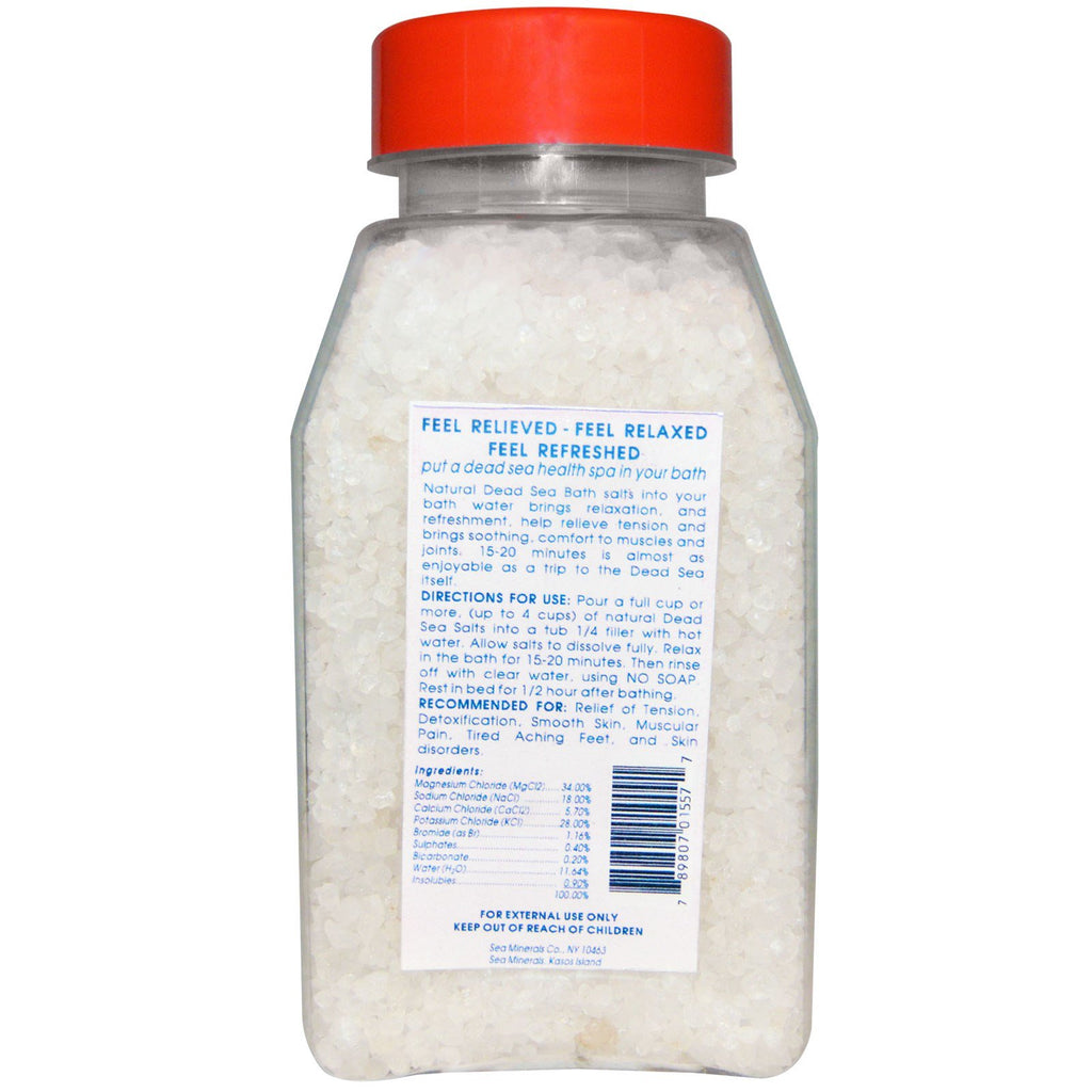 Havmineraler, mineralbad fra Det Døde Hav, 1 lb (453 g)