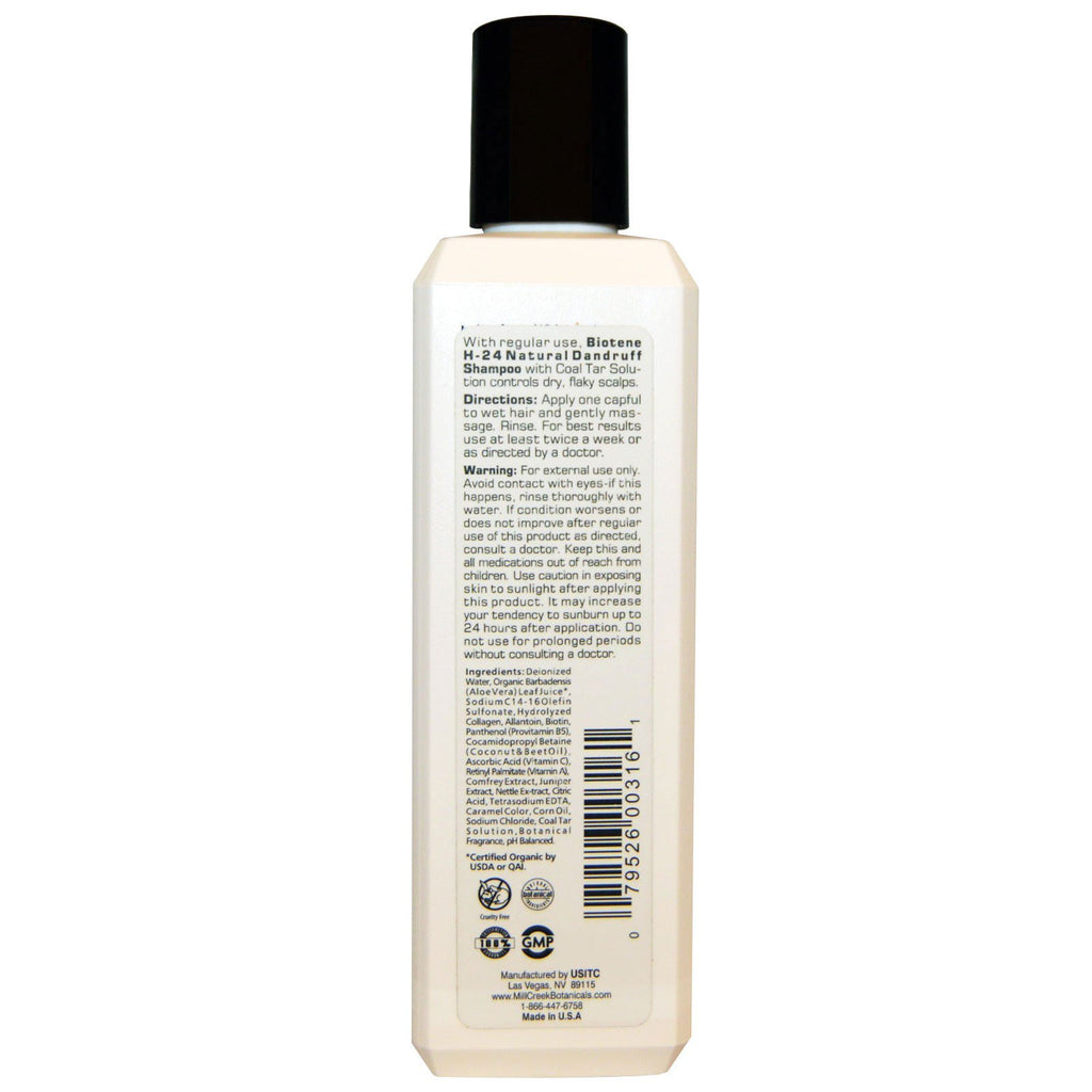 Biotene H-24, Natural Dandruff Shampoo, with Biotin, 8.5 fl oz (250 ml)