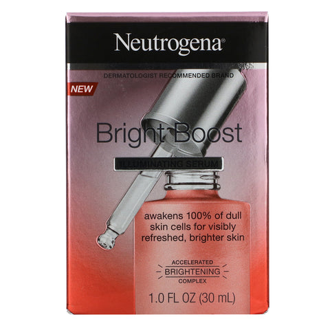 Neutrogena, Bright Boost, suero iluminador, 1,0 fl oz (30 ml)