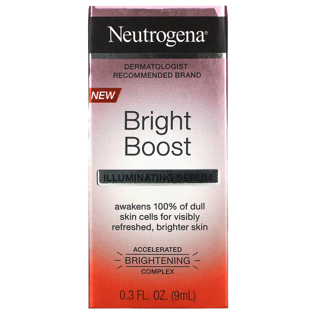 Neutrogena, Bright Boost, suero iluminador, 0,3 fl oz (9 ml)