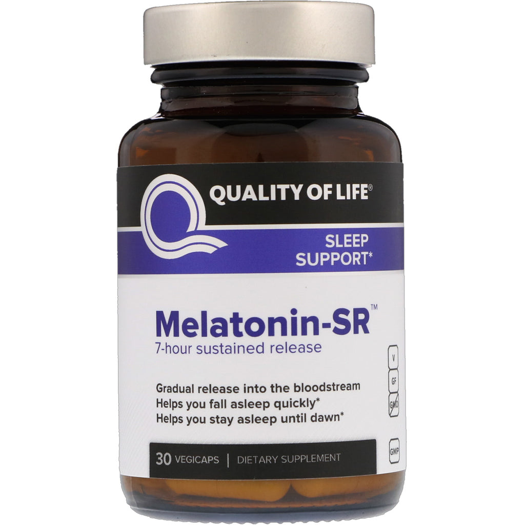 Quality of Life Labs, Melatonin-SR, 30 Vegicaps