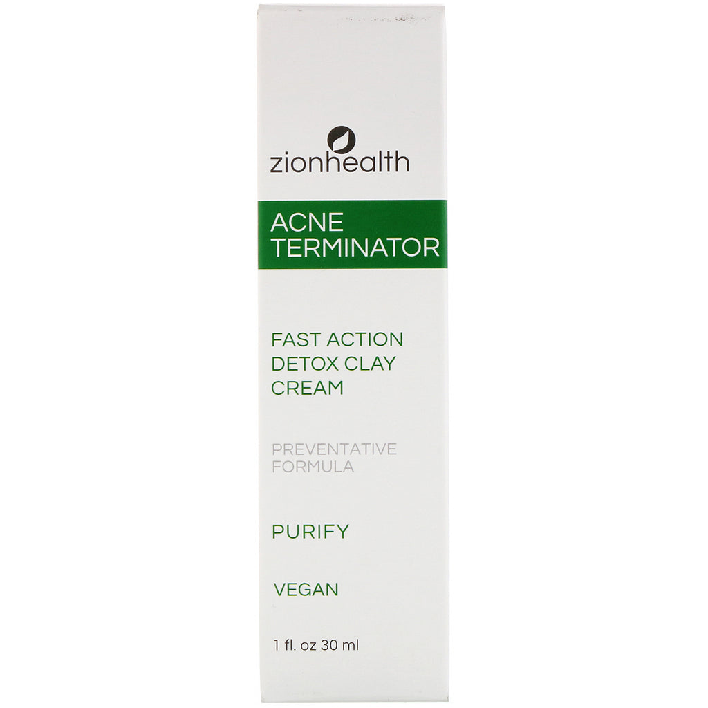 Zion Health, Terminador del acné, 1 fl oz (30 ml)