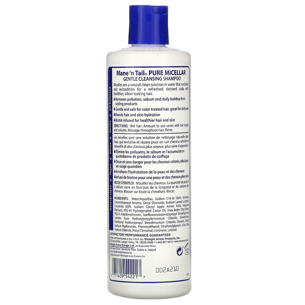 Mane 'n Tail, Micellar Shampoo, Biotin Infused, Coconut Oil, 11.2 fl oz (331 ml)