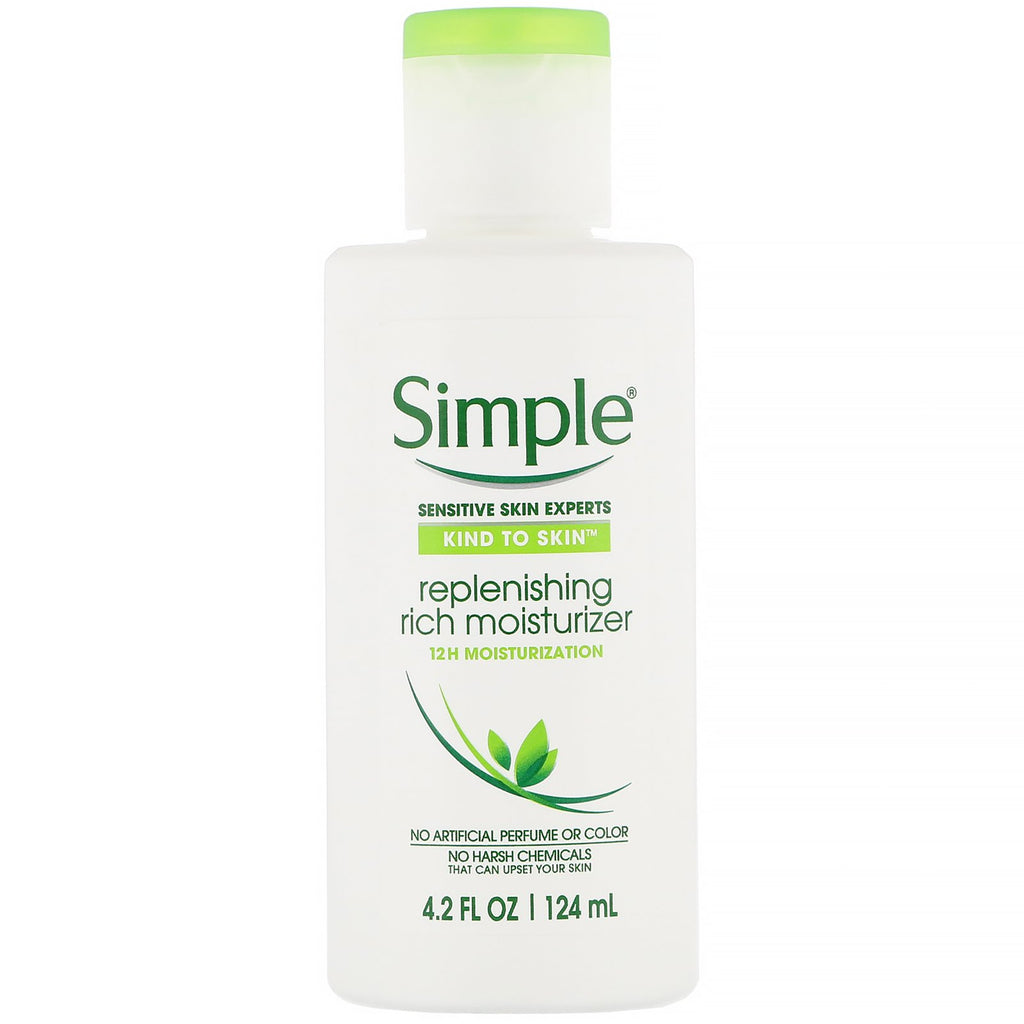 Simple Skincare, Replenishing Rich Moisturizer, 4.2 fl oz (124 ml)