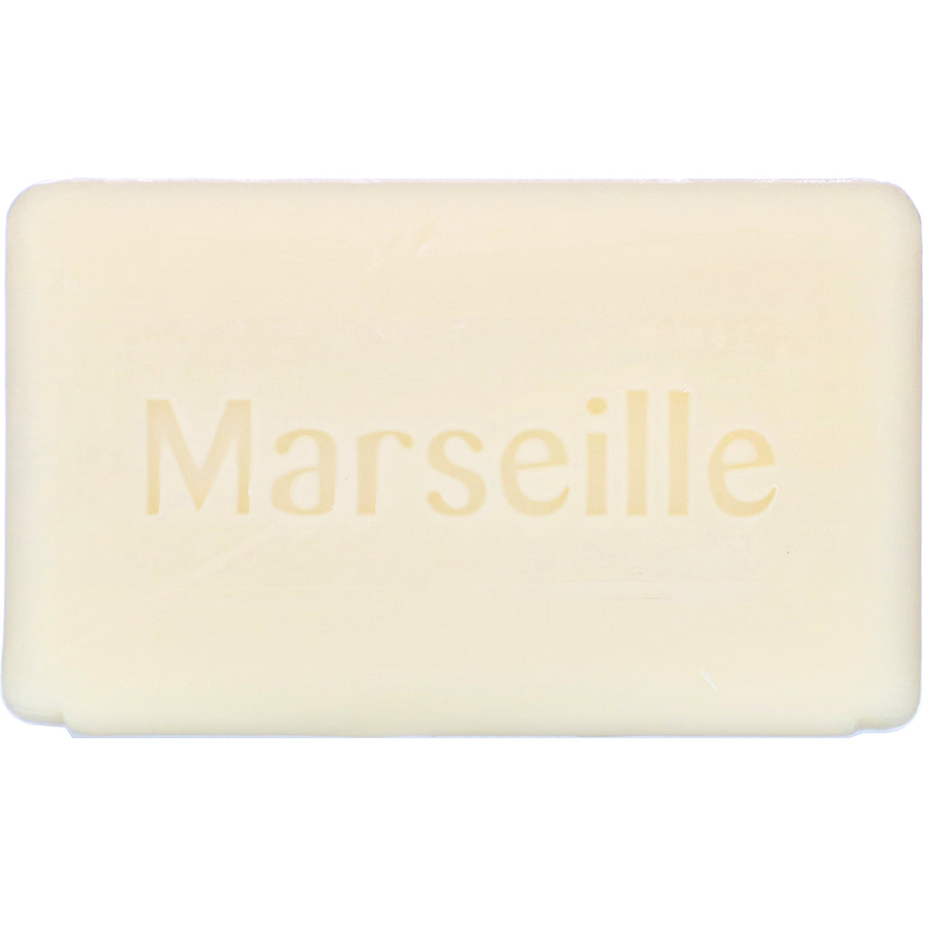 A La Maison de Provence, jabón en barra para manos y cuerpo, almendra dulce, 4 barras, 3,5 oz cada una