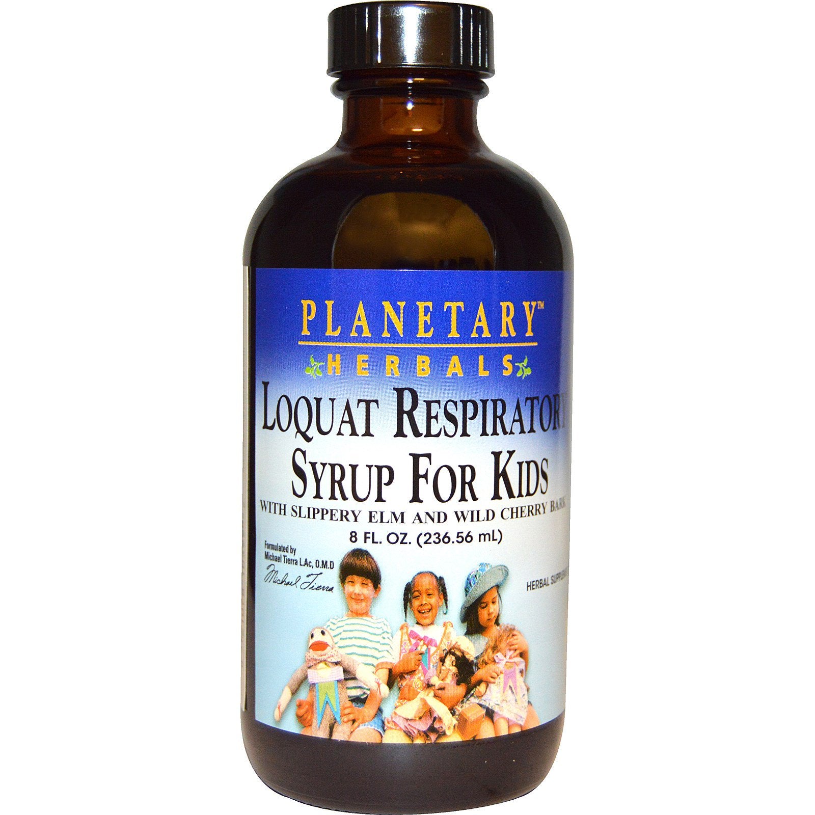 Planetary Herbals, Loquat Respiratory Syrup for Kids, 8 fl oz (236.56 ml)