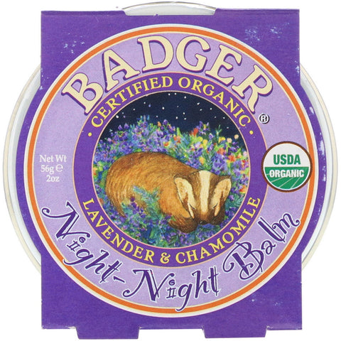 Badger Company, , Night-Night Balm, Lavender & Chamomile, 2 oz (56 g)