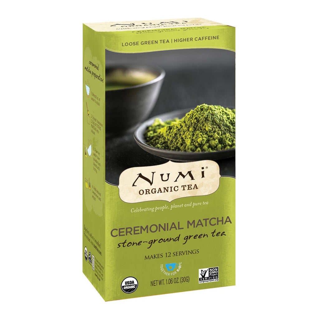 Numi Tea, Organic Tea, Loose Green Tea, Ceremonial Matcha, 1.06 oz (30 g)