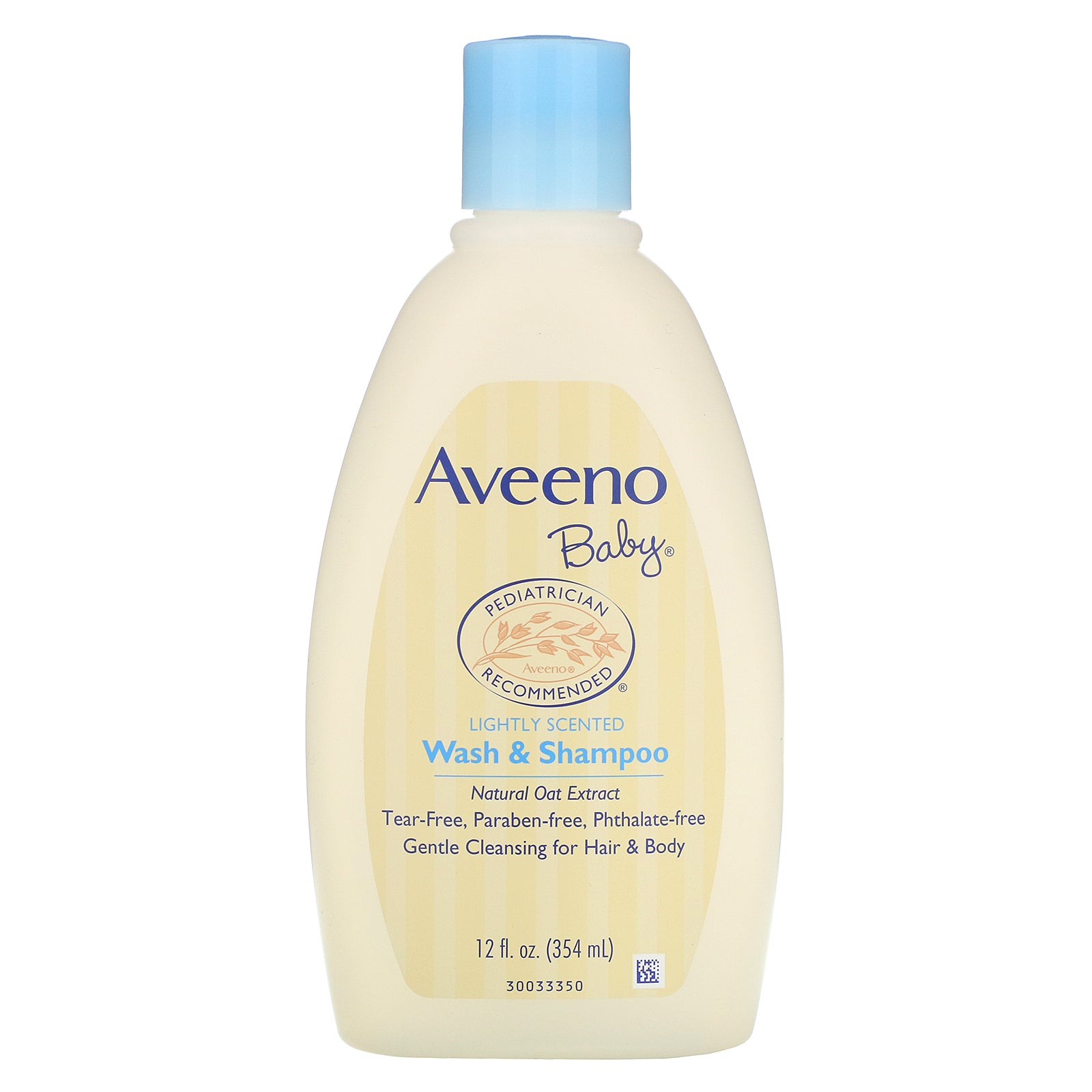 Aveeno, Baby, Wash & Shampoo, Lightly Scented, 12 fl oz (354 ml)