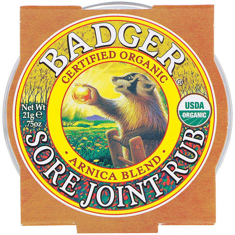 Badger Company, masaje para las articulaciones doloridas, mezcla de árnica, 21 g (0,75 oz)
