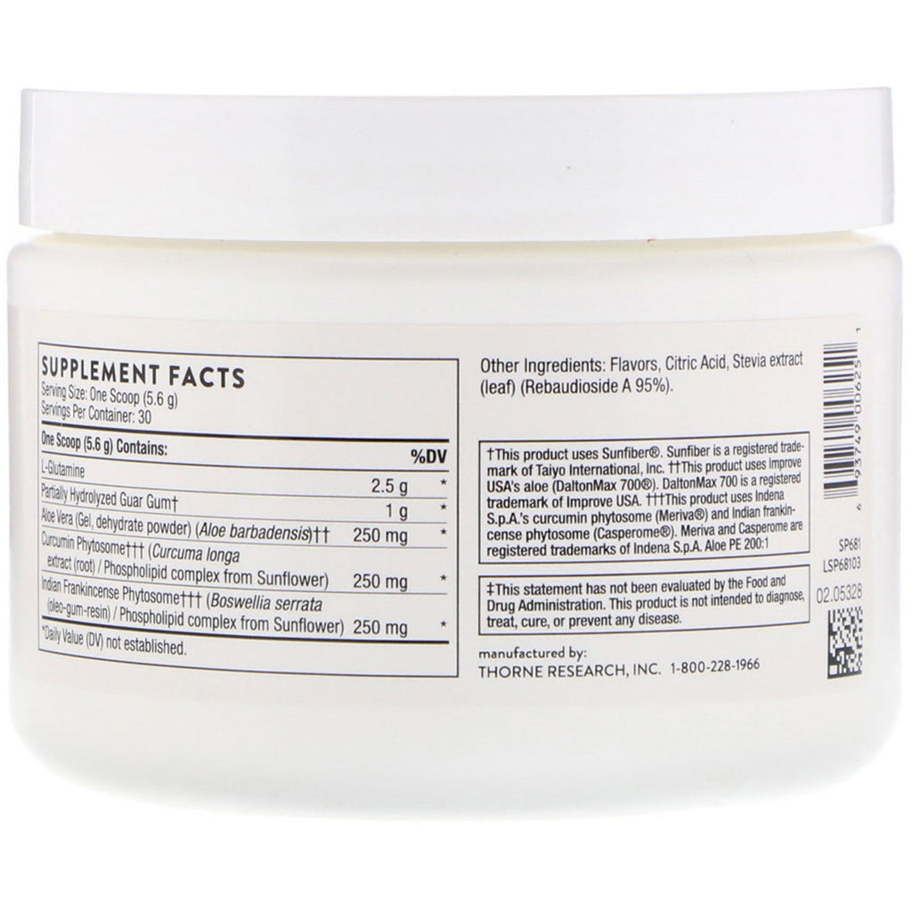 Thorne Research, EnteroMend, Orange Vanilje smag, 5,9 oz (168 g)