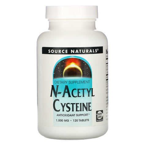 Source Naturals, N-Acetyl Cysteine, 1000 mg, 120 Tablets