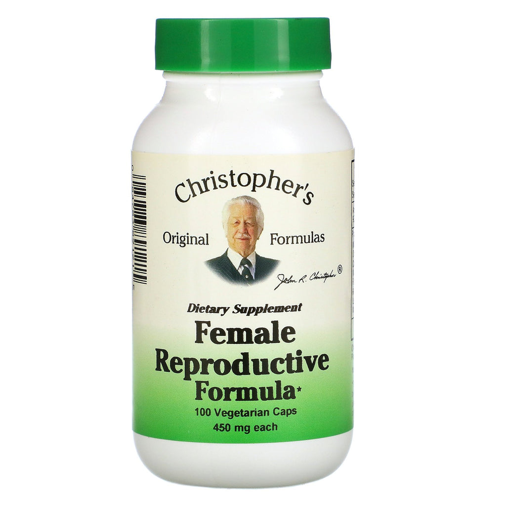 Christopher's Original Formulas, Female Reproductive Formula, 450 mg, 100 Vegetarian Caps