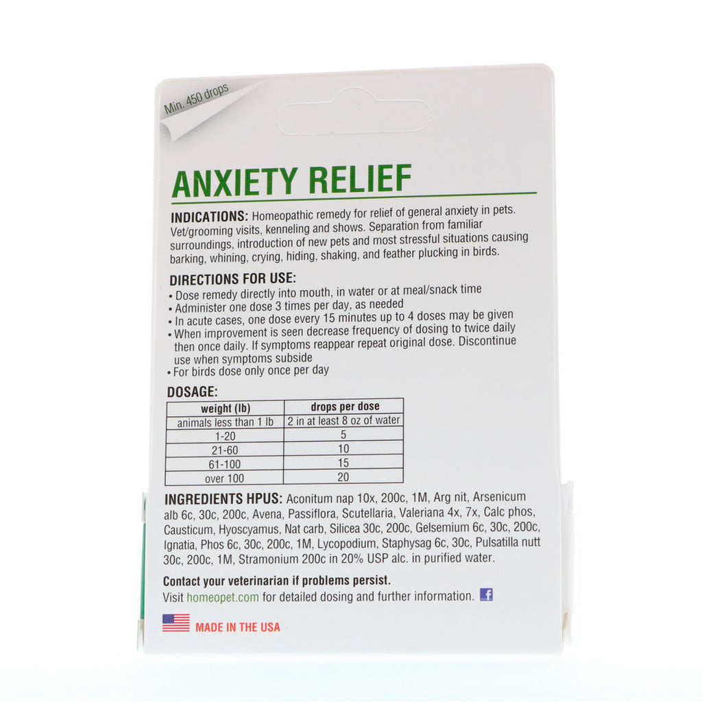 HomeoPet, Alivio de la ansiedad, 15 ml