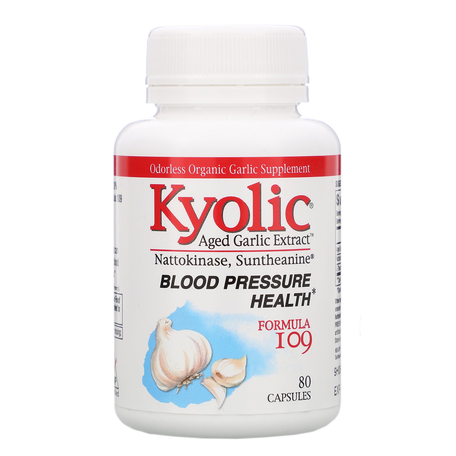 Kyolic, Aged Garlic Extract, Formula 109, 80 Capsules