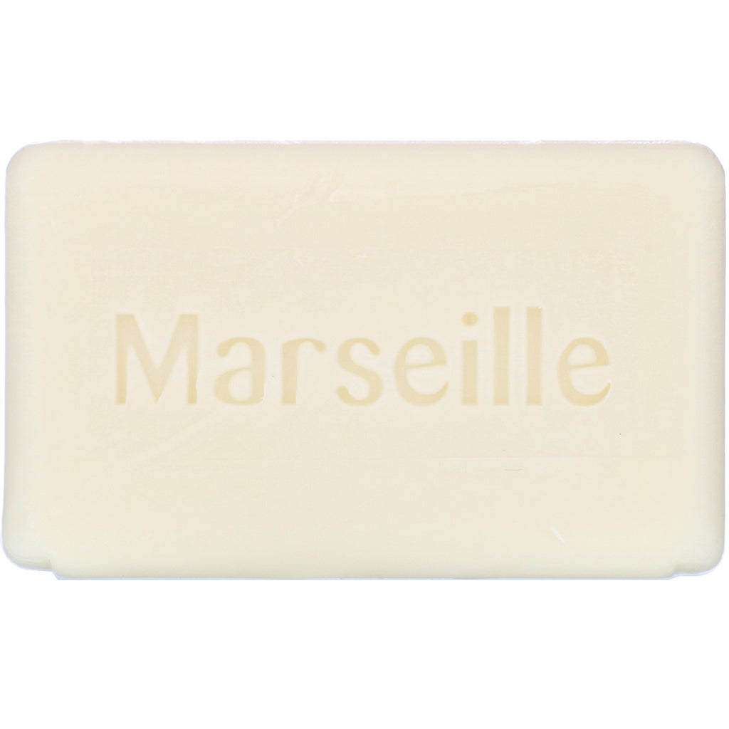 A La Maison de Provence, jabón en barra para manos y cuerpo, sal marina fresca, 4 barras, 3,5 oz cada una