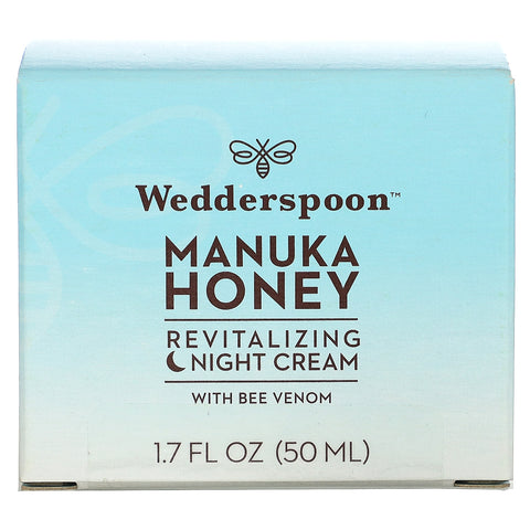 Wedderspoon, Crema de noche revitalizante de miel de Manuka con veneno de abeja, 50 ml (1,7 oz. líq.)