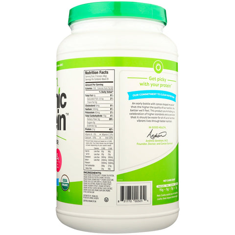 Orgain, proteinpulver, plantebaseret, vaniljestang, 2,03 lbs (920 g)
