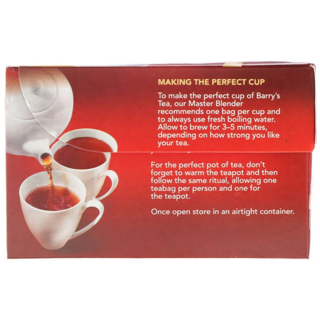 Barry's Tea, mezcla dorada, 40 bolsitas de té, 4,4 oz (125 g)