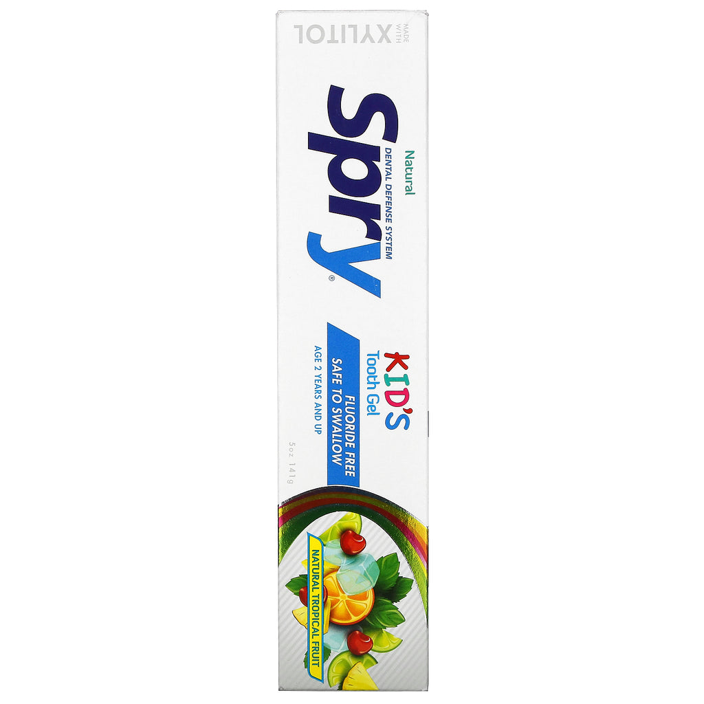 Xlear, gel dental para niños, de 2 años en adelante, fruta tropical natural, 5 oz (141 g)