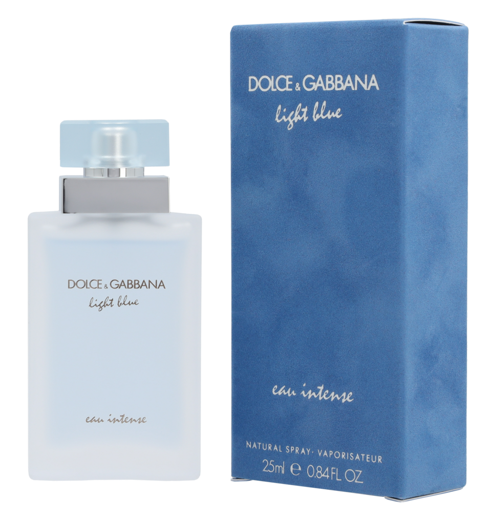 D&amp;G Lyseblå Eau Intense Pour Femme Edp Spray 25 ml