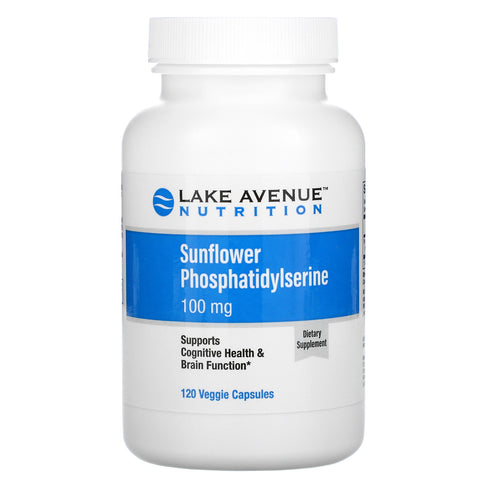 Lake Avenue Nutrition, Sunflower Phosphatidylserine, 100 mg, 120 Veggie Capsules