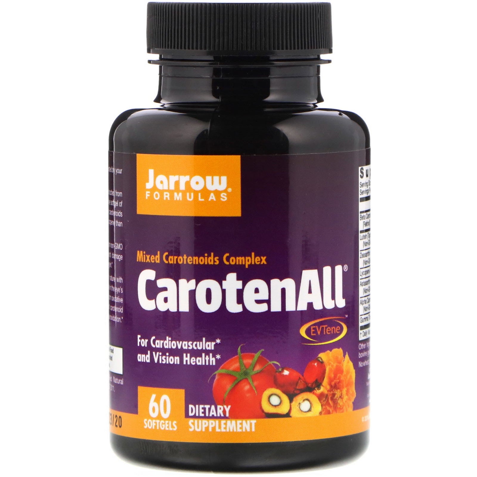 Jarrow Formulas, CarotenALL, Mixed Carotenoids Complex, 60 Softgels