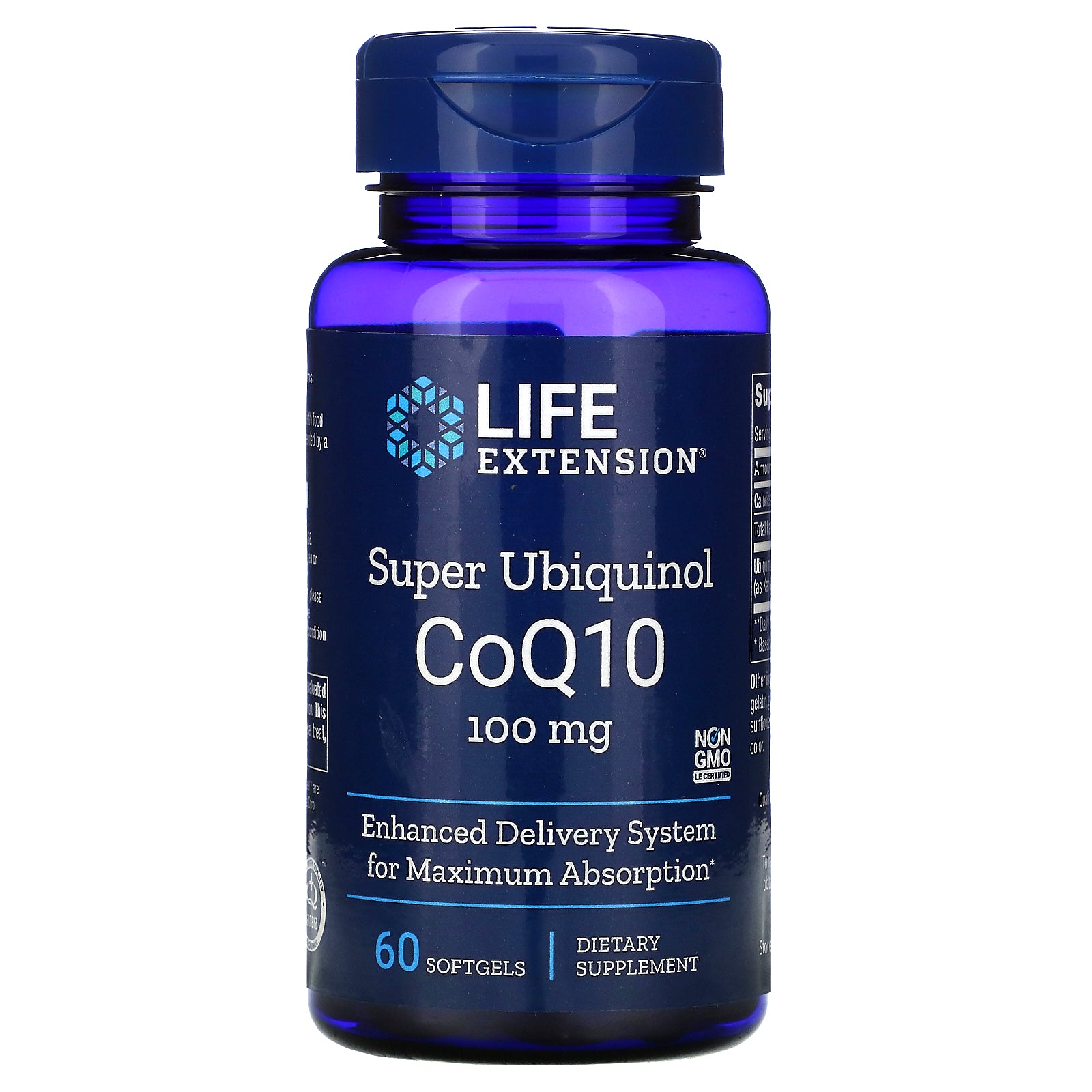 Life Extension, Super Ubiquinol CoQ10, 100 mg, 60 Softgels