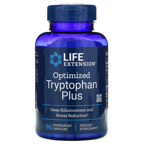 Life Extension, Optimized Tryptophan Plus, 90 Vegetarian Capsules