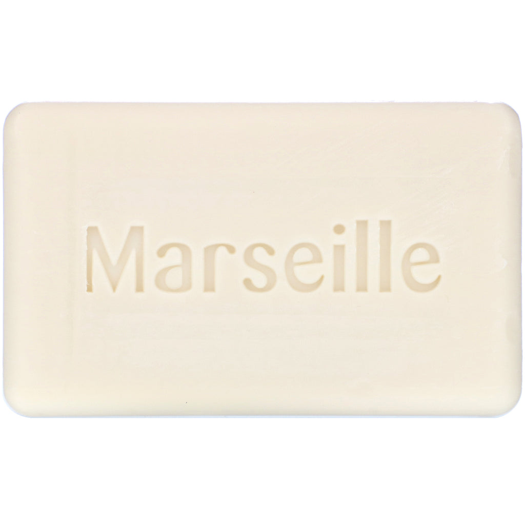 A La Maison de Provence, jabón en barra para manos y cuerpo, coco puro, 4 barras, 3.5 oz cada una